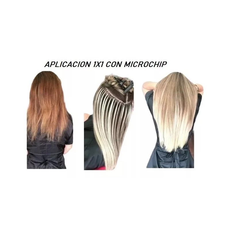 Gala Microchip Millar Para Extensiones 1000pzas Tono A Elegir