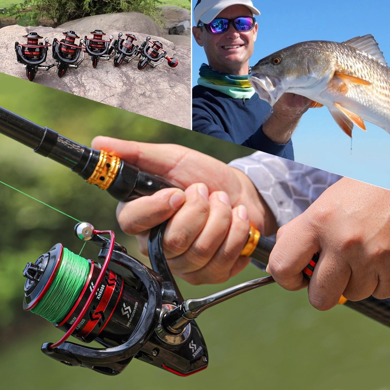 Sougayilang Spinning Reels Light Weight Ultra Smooth Powerful Fishing Reels