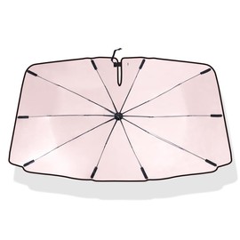 Rain Cats Windshield Sun Shade for car Automotive Foldable Umbrella Front Window Pink/Silver/Mint Men/Women car Accessories (Baby Pink2)