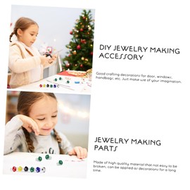 Operitacx Pack of 20 Mushroom Beads Loose Beads Jewellery Beads Loose Bead Pendant Bead Bracelets Necklaces Plant Decor DIY Jewellery Accessories Glazed Bead Parts Bulk Charm