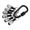 LUEXBOX 1/4 Inch Bit Holder Keychain, Hex Screwdriver Bits Holder