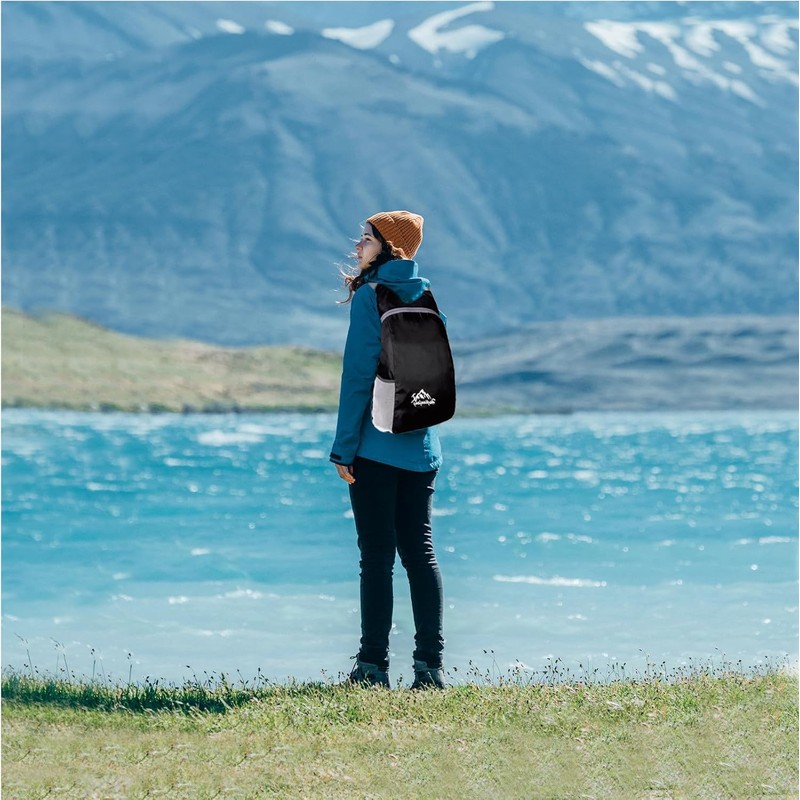 WADY Ultra Lightweight Foldable Hiking Backpack - Water Resistant Light
