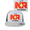 Interesting Trucker Classic Snapback Trucker Baseball Hat Grey/Black