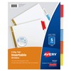 Avery 11121 Insertable Big Tab Dividers, 5-Tab, Letter