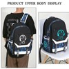 RM Family - Mochila luminosa para niños, 15.6 pulgadas con