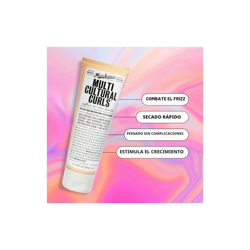 Multi Cultural Curls by Miss Jessies for Unisex - 8.5