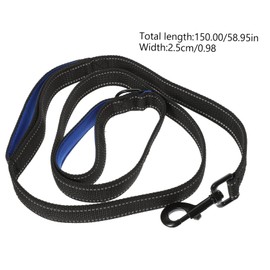 GANAZONO Dog Leash for Dogs Reflective Traction Rope with Dual Handles Comfortable Design for Outdoor Walking Hiking and Jogging