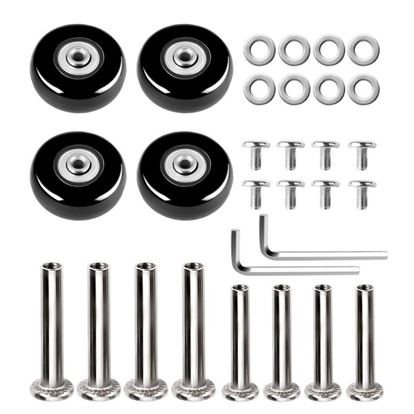Akunsz Wheels, Replacement Suitcase Caster, Suitcase, Carry Bag, Tire Replacement,