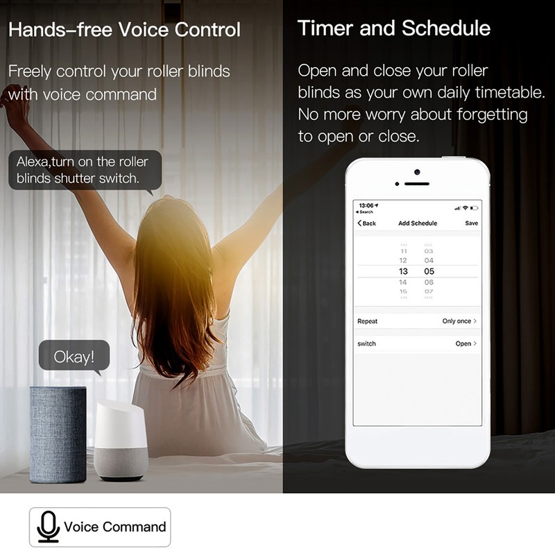 Tuya WiFi Intelligent Curtain Switch Module Home Curtain Modification Module