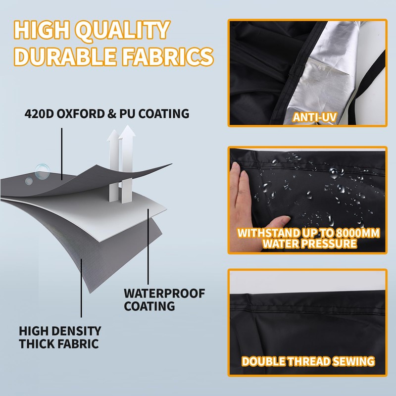 Mobility Scooter Covers for Outside Storage, 420D Oxford Fabric Scooter