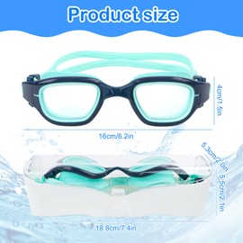 Children's Swimming Goggles, Diving Goggles Children 6-14 Years, Anti-Fog UV Protection, Shatterproof, Waterproof, Swimming Goggles, Diving Goggles for Boys and Girls