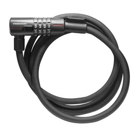 TRELOCK KS 312 85-12 Code Cable Lock - Length 85 cm - Freely Adjustable Code - Black