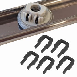 Sintrix Fab 5x Besteckkorb Klammer Halter Set kompatibel mit Miele Spülmaschine Schienen G305 G3xx. Ersatz für 09759811 1107900. Robuste Korbführung Clips für Geschirrkorb Befestigung