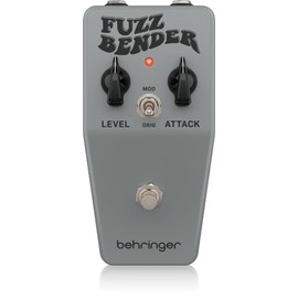 Bellinger Behringer Vintage Style Fuzz Pedal, Reproduction of Legendary Fuzz Pedal, Equipped with 2 Modes, Compact Metal Housing FUZZ BENDER