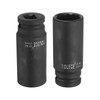 sourcing map 1/2-Inch Drive 23mm 12-Point Deep Impact Socket, CR-MO
