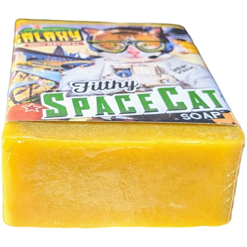 Tangerine Galaxy Filthy Space Cat Soap