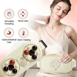Unbranded Dual Massage Abdominal Massager with Heat for Flatulence and Period Cramps 1800A