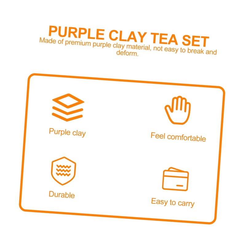 Alipis Vintage Style Bag Tea Set Complete Travel Teapot Set