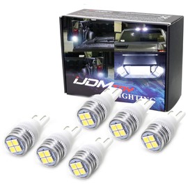iJDMTOY Complete 6pcs Super Bright Xenon White LED License Plate, Backup and High Mount Cargo Lights Combo Kit Compatible With 2004-2015 Nissan Titan