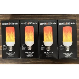 EZ Illuminations 4 - EZ Illuminations LED Flame Bulbs Edison Style Bulb 120v 1.5 Watts Warm White