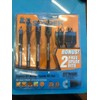 Spyder 8-Piece Assorted Stinger Woodboring Spade Drill Bit Set, Threaded