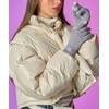 Colit Collet Real Knit Color Block Smart Touch Thick Winter