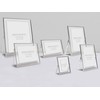 MIMOSA MOMENTS Silver Metal Floating Picture Frame (Silver, 4x6)