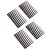 Car Eyelash Stickers, 4 Pieces 3D Eyelashes Car Decorative Sticker,