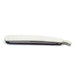 PREMIUM INSTRUMENTS Barber Razors Straight Edge Folding Handle White with Blade