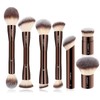 Brochas para Maquillaje Profesional, 7 PCS Brocha de Maquillaje de