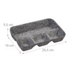 Relaxdays Felt Drawer Organiser, Desk Organiser System, 5.5 x 29.5
