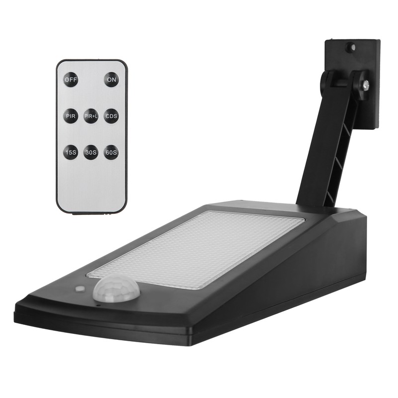 Solar Power Lamp Induction LED Wall Light with Remote Control