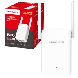 MERCUSYS ME60X WiFi 6 AX1500Mbps Extender and Internet Booster, Gigabit Ethernet Port, TP-Link WiFi Extender, WiFi Booster Range Extender, EasyMesh, Access Point, Repeater, Easy Setup, New Version