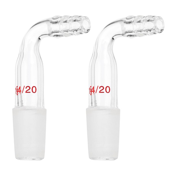 PATIKIL Glass Distillation Adapter, 14/20 Borosilicate Glass Outer and Inner