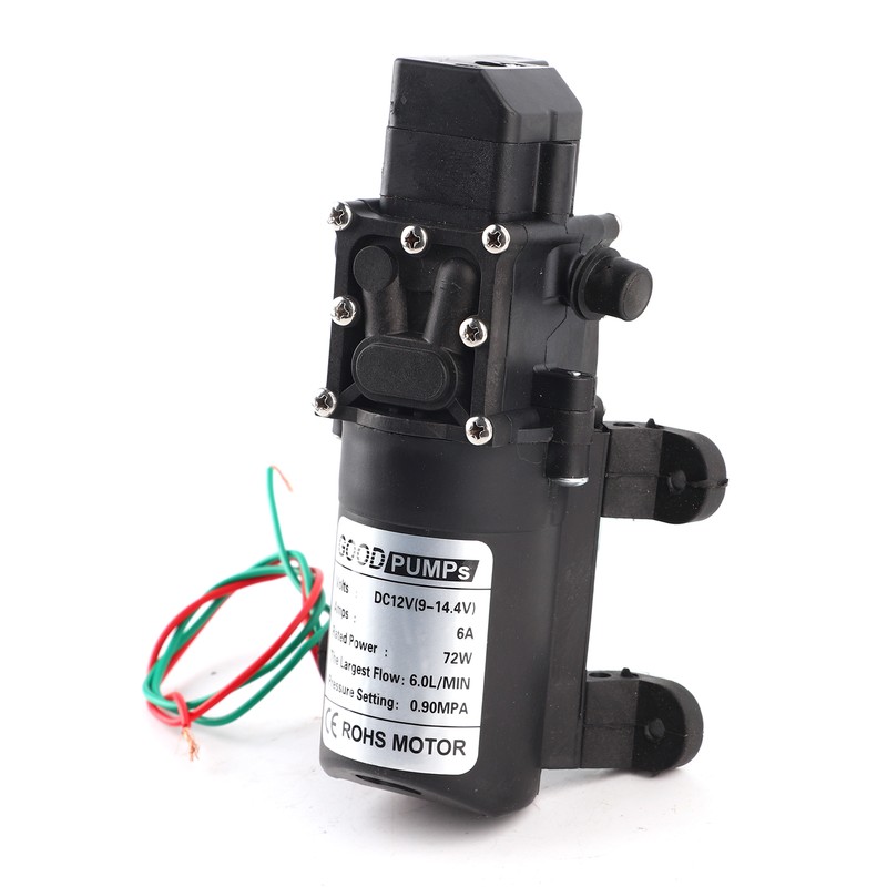 Diaphragm Pump Micro 6.0L/MIN 0.9MPA Straight Pipe Both Sides Right