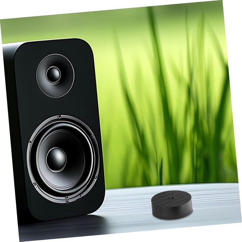 DOITOOL Carbon Fiber Speaker Base Pad Isolation Pads for Speaker