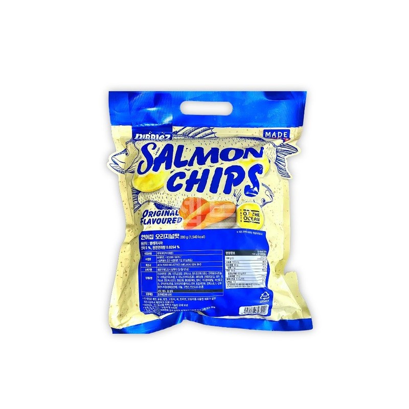 Original Salmon Chip 280g Seafood Snack / 오리지널 연어칩 280g