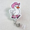 Cowboy Goose Badge Reel, Silly Goose Badge ID Holder, Western