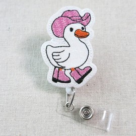 Cowboy Goose Badge Reel, Silly Goose Badge ID Holder, Western Goose Badge Reel, Goose Badge ID Holder, Funny Nurse Badges, Cowgirl Badge Reel, LD Nurse, NICU Gift