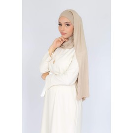 Lamis Hijab Hijab for threading complete jersey size 42 HE300 (taupe), taupe