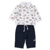 Kissy Kissy Baby-Boys - Conjunto de pantalones con estampado de