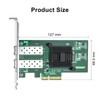 1000Mbps Gigabit Ethernet PCI Express NIC Network Card with Intel