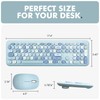 X9 Cute Wireless Keyboard and Mouse Combo - Retro Typewriter