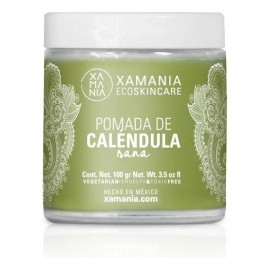 Pomada De Caléndula Xamania® Ungüento Cicatrizante de Heridas, Estrias, Natural Piel Sensible y extremadamente Seca