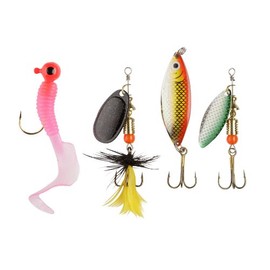 ABU GARCIA PERCH LURE KIT ASSORTED COLOURS 4 PACK 1115260