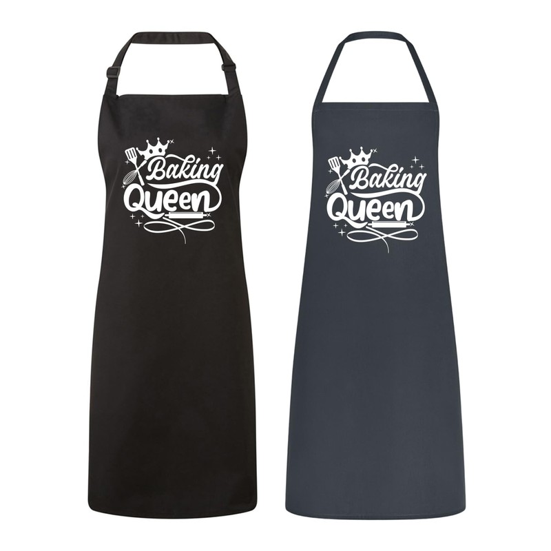 Hoolaroo Funny Baking Queen Apron For Women, Kitchen Gift For