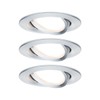 Paulmann Einbaul. LED Nova 3x 6.5 W ww alu ru