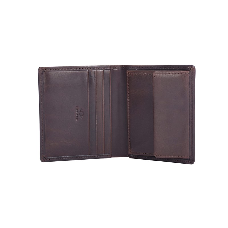 Maitre - Leather Wallet with RFID Protection, Coin Compartment and