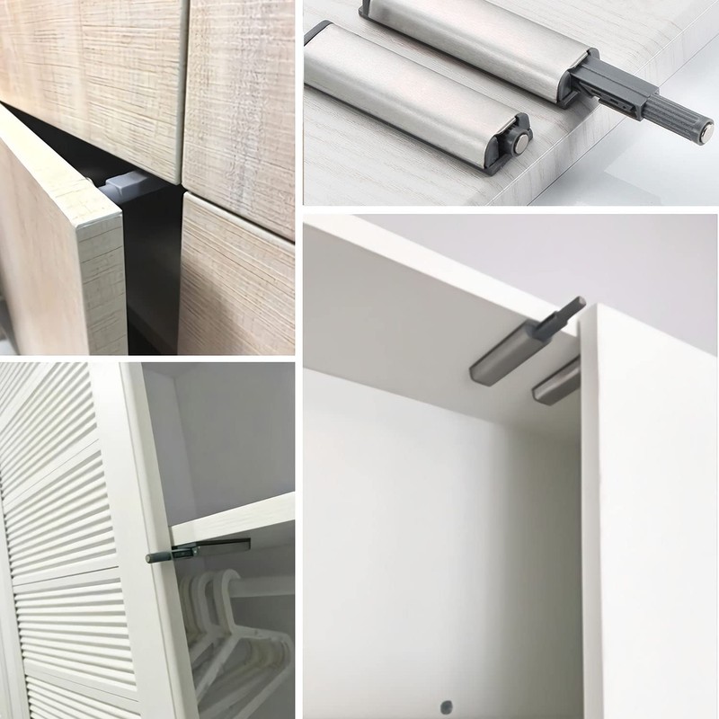 Push to Open Door Catches, Lucywey 4pcs Magnetic Push Latches