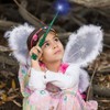 Magic Light Up Wizard Wand for Kids Sound Illuminating Girls